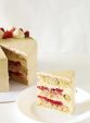 Cofetaria Zmeur: Tort Zmeur felie. Ingrediente 100% naturale