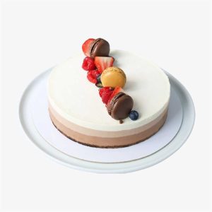 Cofetaria Zmeur tort trio mousse